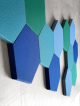 Mode Acoustic Fabric Wall Panel Hex